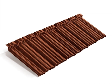 Лист композитной черепицы Metrotile MetroShake 2 терракотовый GL 152926
