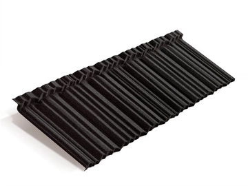Лист композитной черепицы Metrotile MetroShake 2 черный GL 152930