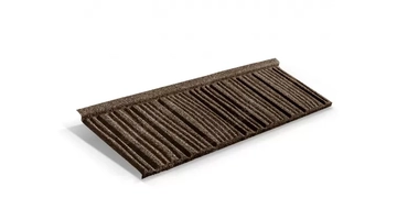Лист композитной черепицы Metrotile WoodShake айрон-барк GL 255236