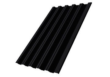 Профнастил НС35R Grand Line 0,45 Drap ТР RAL 9005 черный GL 696564