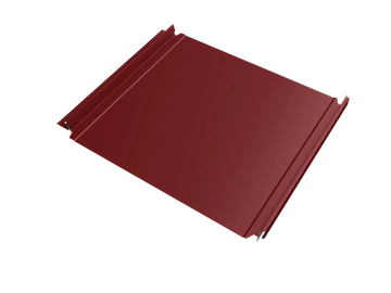 Кликфальц Double Pro Grand Line 0,45 ПЭ с пленкой на замках RAL 3011 коричнево-красный GL 718567