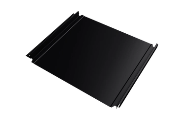 Кликфальц Double Pro Grand Line 0,45 Drap ТХ двухсторонний с пленкой на замках RAL 9005 черный GL 718463