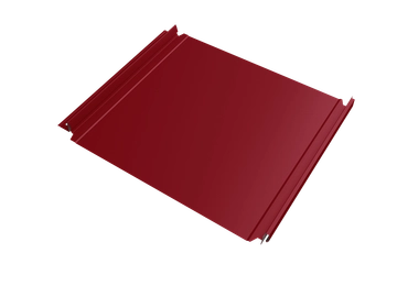 Кликфальц Double Pro Grand Line 0,45 ПЭ с пленкой на замках RAL 3003 рубиново-красный GL 718563