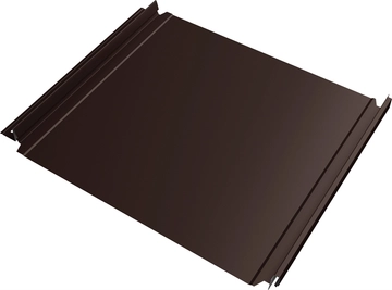 Кликфальц Double Pro Grand Line 0,45 Drap ТР слим с пленкой на замках RAL 8017 шоколад GL 806049