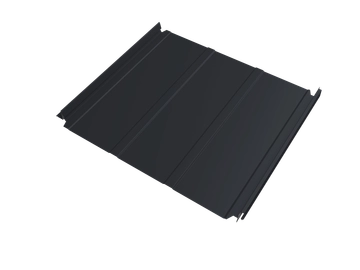 Кликфальц Double Pro Line Grand Line 0,5 Сатин с пленкой на замках RAL 7024 мокрый асфальт GL 719146