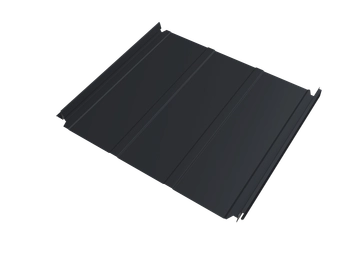 Кликфальц Double Pro Line Grand Line 0,45 Drap ТХ с пленкой на замках RAL 7024 мокрый асфальт GL 718937