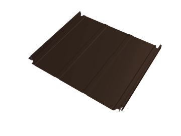 Кликфальц Double Pro Line Grand Line 0,45 Drap ТХ с пленкой на замках RAL 8017 шоколад GL 718940