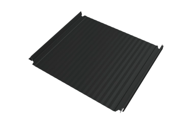 Кликфальц Double Pro Гофр Grand Line 0,45 Drap с пленкой на замках RAL 7016 антрацитово-серый GL 769090