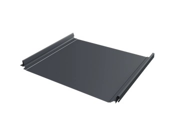 Кликфальц Про Grand Line 0,5 Атлас с пленкой на замках RAL 7024 мокрый асфальт GL 580549