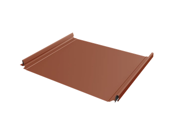 Кликфальц Про Grand Line 0,45 Drap ТХ с пленкой на замках RAL 8004 терракота GL 591452
