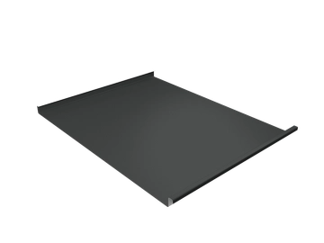 Фальц двойной стоячий Grand Line 0,45 ПЭ с пленкой на замках RAL 7016 антрацитово-серый GL 503362