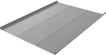 Фальц двойной стоячий Line Grand Line 0,45 Drap ТХ с пленкой на замках RAL 7004 сигнальный серый GL 480098