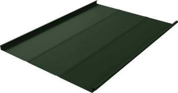 Фальц двойной стоячий Line Grand Line 0,5 Сатин матовый ТХ с пленкой на замках RAL 6020 хромовая зелень GL 754661