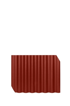 Черепица фиброцементная Тисма 40/150-8-865х1130х5,8 красный GL 594960