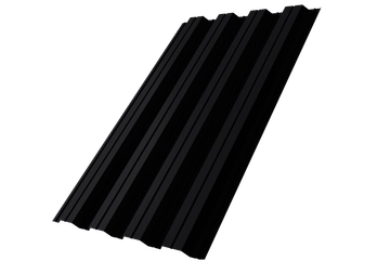 Профнастил НС44A Grand Line 0,5 Velur RAL 9005 черный GL 731949