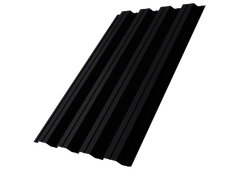 Профнастил НС44A Grand Line 0,5 Drap RAL 9005 черный GL 704813