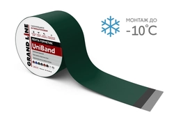 Лента герметизирующая Grand Line UniBand самоклеящаяся 3мх5см RAL 6005 зеленая GL 519154