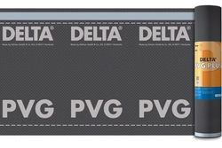Пленка гидро-пароизоляционная Delta-PVG Plus, с двумя зонами проклейки (75м2) GL 195908