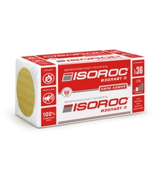 Утеплитель Isoroc Изолайт Л40 1000х600х50 (0,24м3) GL 218965