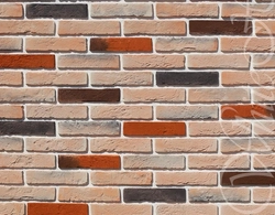 Рядовая плитка White Hills Design Бергамо брик 371-50 с расшивкой 1,2 см GL 382007