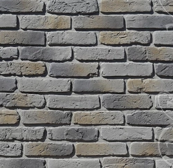 Рядовая плитка White Hills Берн брик, тычок 395-81 с расшивкой 1,2 см GL 382195