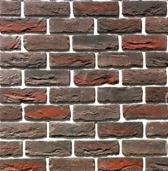 Рядовая плитка White Hills Бремен брик, тычок 306-41 с расшивкой 1,2 см GL 381677