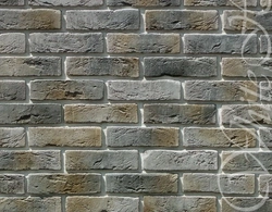 Рядовая плитка White Hills Лондон брик, 300-80 c расшивкой 1,2 см. GL 381628