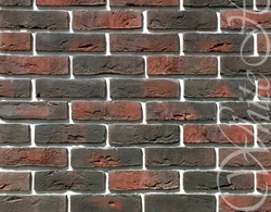 Рядовая плитка White Hills Лондон брик, 301-40 c расшивкой 1,2 см. GL 381629