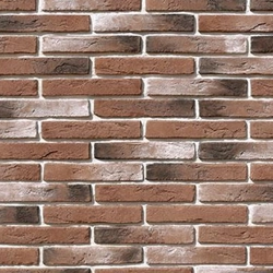 Рядовая плитка White Hills Остия брик 381-70 с расшивкой 1,2 см GL 382041