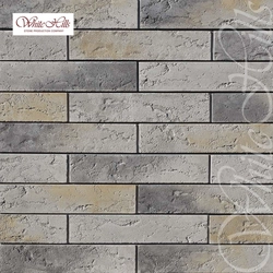 Камень искусственный для НФС White Hills Эссен брик F501-85 угловой элемент левый с расшивкой 0,7см GL 823470