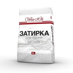Затирка White Hills белая (25кг) GL 384133