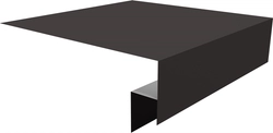 Планка околооконная сложная Экобрус 200х50х25 Grand Line 0,5 PurLite матовый RR 32 темно-коричневый (2м) GL 663952