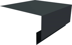 Планка околооконная сложная 200х75х18 (j-фаска) Grand Line 0,45 ПЭ двухсторонний с пленкой RAL 7016 антрацитово-серый (2м) GL 675446