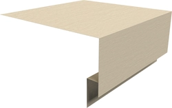 Планка околооконная сложная 250х75х18 (j-фаска) Grand Line 0,45 Принт Элит Молочное дерево TwinColor (2м) GL 676556