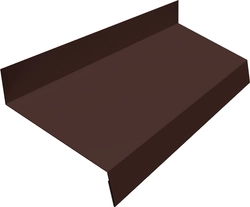 Отлив простой 50 Grand Line 0,5 PurPro матовый RAL 8017 шоколад (3м) GL 523984