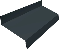 Отлив простой 50 Grand Line 0,5 Полидэкстер TwinColor RAL 7016 антрацитово-серый (3м) GL 820623