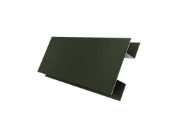 Планка H-образная Блок-хаус новый Grand Line 0,5 Сатин матовый ТХ RAL 6020 хромовая зелень (3м) GL 755001