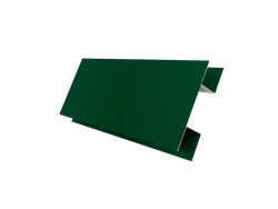 Планка H-образная Экобрус Grand Line 0,5 ПЭ слим с пленкой RAL 6005 зеленый мох (3м) GL 775420