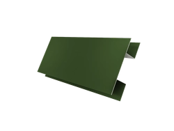 Планка H-образная Блок-хаус новый Grand Line 0,45 ПЭ с пленкой RAL 6002 лиственно-зеленый (3м) GL 505571