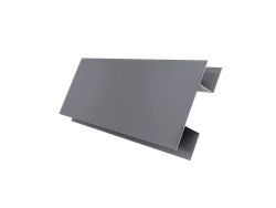 Планка H-образная Экобрус Grand Line 0,45 ПЭ с пленкой RAL 7004 сигнальный серый (3м) GL 508337