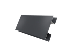 Планка H-образная Блок-хаус новый Grand Line 0,45 Drap ТХ RAL 7024 мокрый асфальт (2м) GL 505724