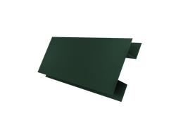 Планка H-образная Блок-хаус новый Grand Line 0,45 ПЭ двухсторонний с пленкой RAL 6005 зеленый мох (2м) GL 660708
