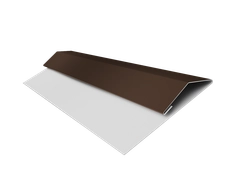 Планка стартово-финишная Экобрус, Экобрус новый Grand Line 0,45 Drap СТ RAL 8017 шоколад (3м) GL 512934