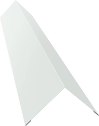 Угол внешний 70х70 Grand Line 0,45 ПЭ слим с пленкой RAL 9003 сигнальный белый (2м) GL 757498