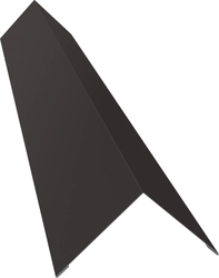 Угол внешний 110х110 Grand Line 0,5 PurLite матовый RR 32 темно-коричневый (2м) GL 664584