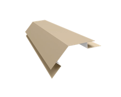 Угол внешний сложный 75х75 135 градусов Grand Line 0,45 Drap ТХ RAL 1015 светлая слоновая кость (2м) GL 650530