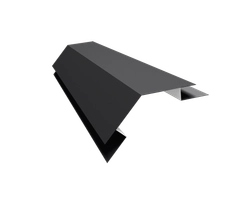 Угол внешний сложный 75х75 135 градусов Grand Line 0,5 Drap ТХ RAL 9005 черный (2м) GL 576824