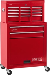 STAYER  616 х 330 х 742 мм, комбо, инструментальная тележка с 2 полками + ящик с 7 полками (38909-K) 38909-K