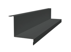 Угол внутренний простой фальц Grand Line 0,45 Drap ТР RAL 7016 антрацитово-серый (3м) GL 700985