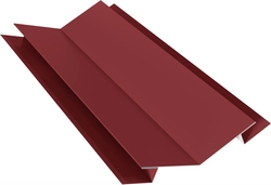Угол внутренний сложный 75х75 135 градусов Grand Line 0,5 Сатин с пленкой RAL 3011 коричнево-красный (3м) GL 808604